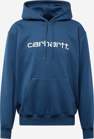 Carhartt WIP Mikina – modrá: přední strana