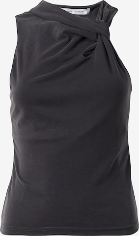 Samsøe SamsøeTop 'Susy' - crna boja: prednji dio