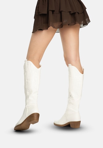 Elara Cowboylaarzen in Wit