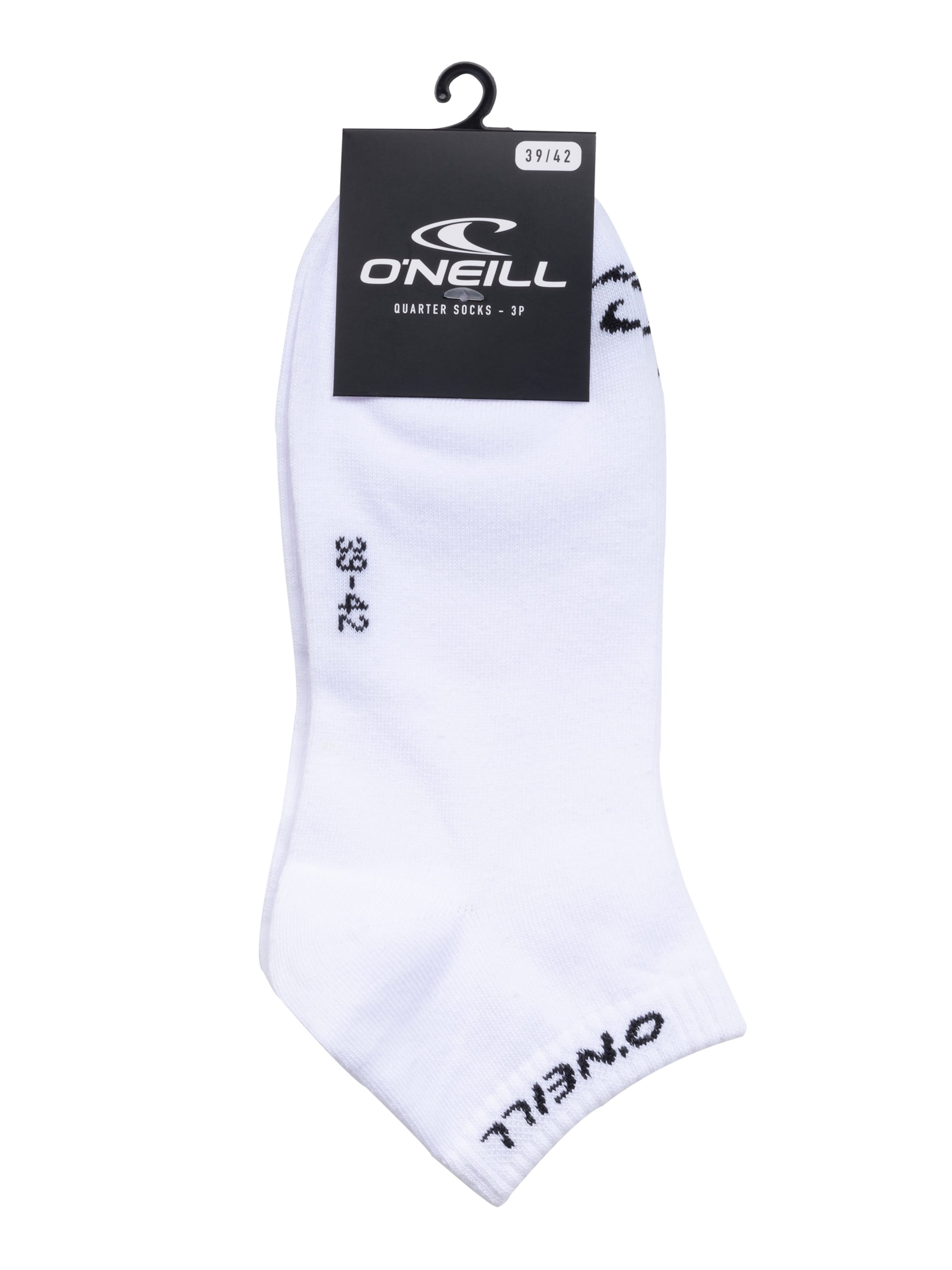 O'NEILL Ankle socks 'Unisex Quarter Socks' in White