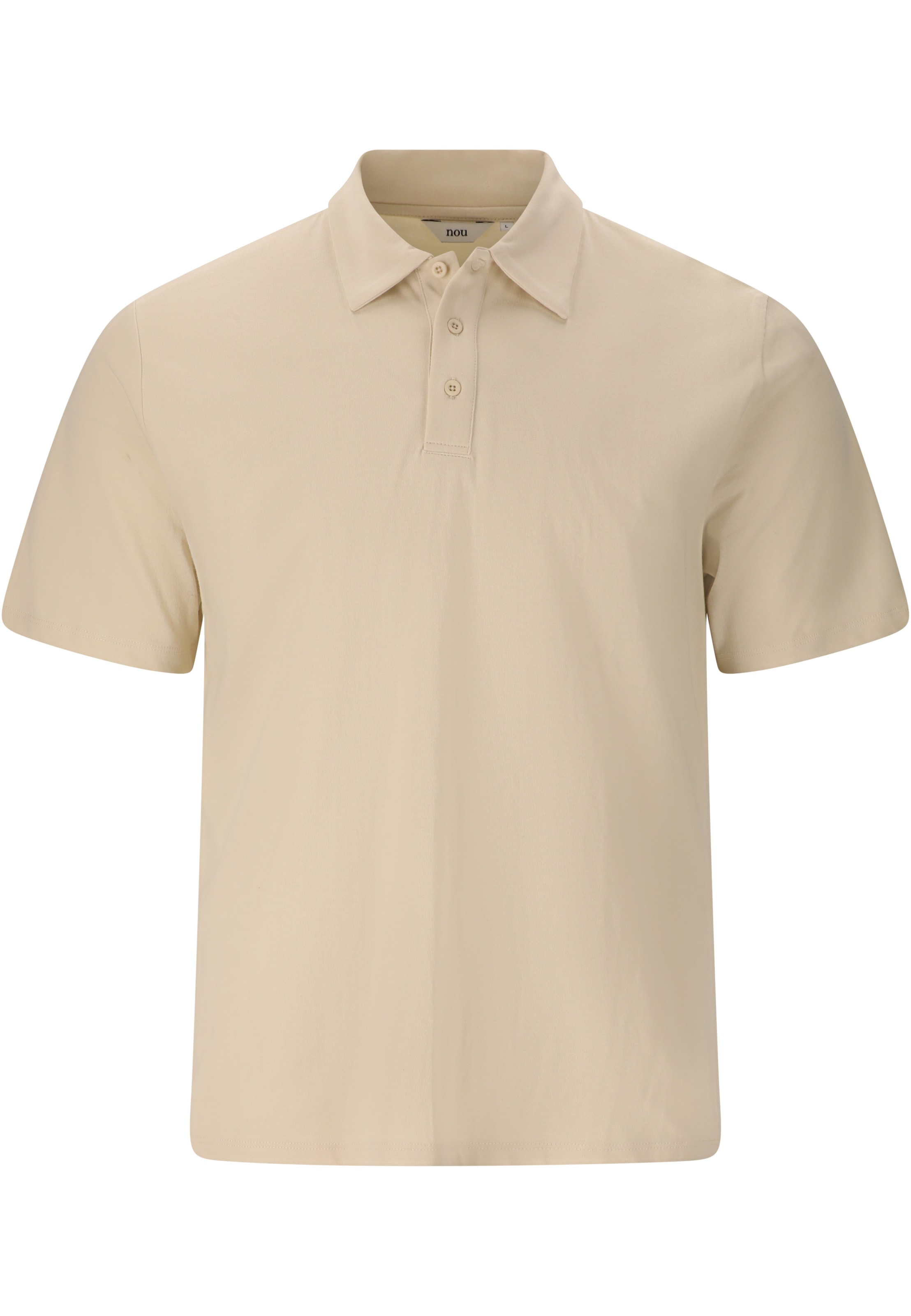 NOU Shirt 'Tegan' in Beige: voorkant