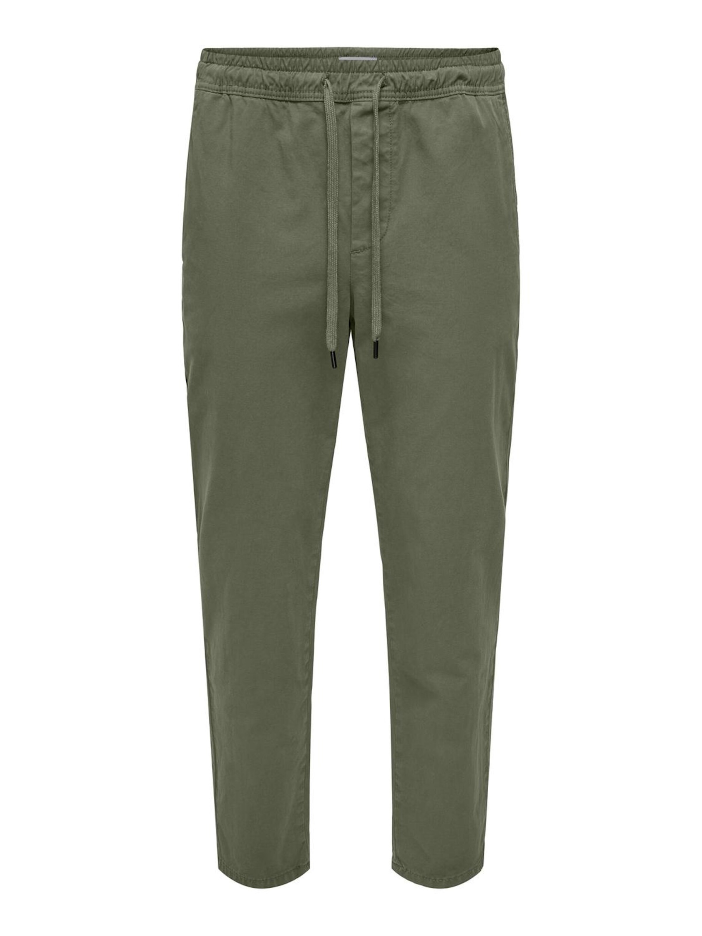Only & Sons Chino trousers 'ONSLinus' in Green: front