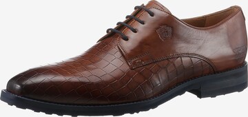 MELVIN & HAMILTON Lace-Up Shoes in Brown: front