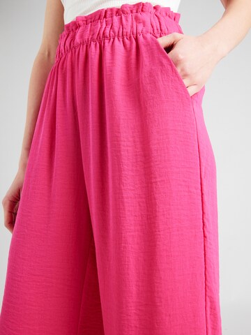 JDY Loose fit Trousers 'Gry' in Pink