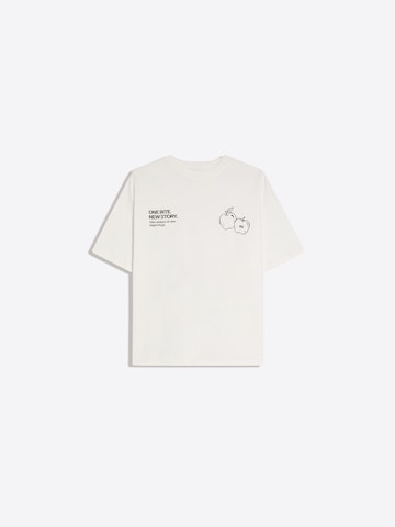 Maglietta di Bershka in bianco: frontale