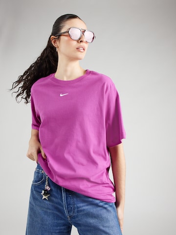 Nike Sportswear Shirt 'Essentials' in Pink: front