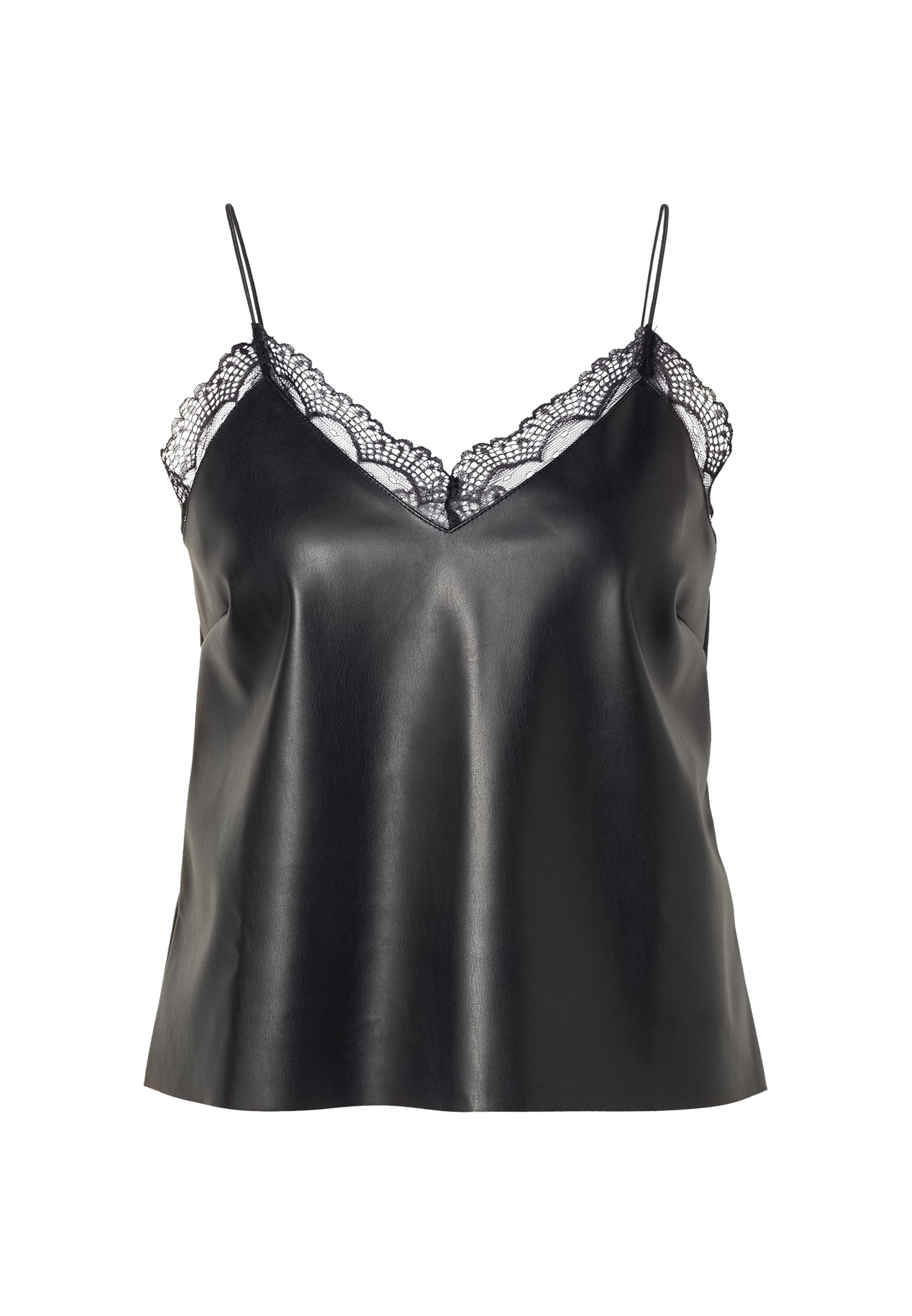 ABOUT YOU Top 'Inka' in Schwarz: Vorderseite