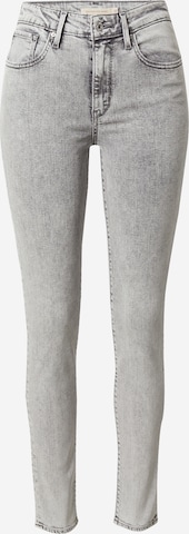 LEVI'S Jeans '721 HIGH RISE SKINNY' in Grijs: voorkant