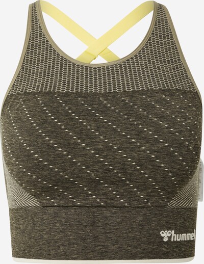 Hummel Sporttop 'Hana' in dunkelgrau / weiß, Produktansicht