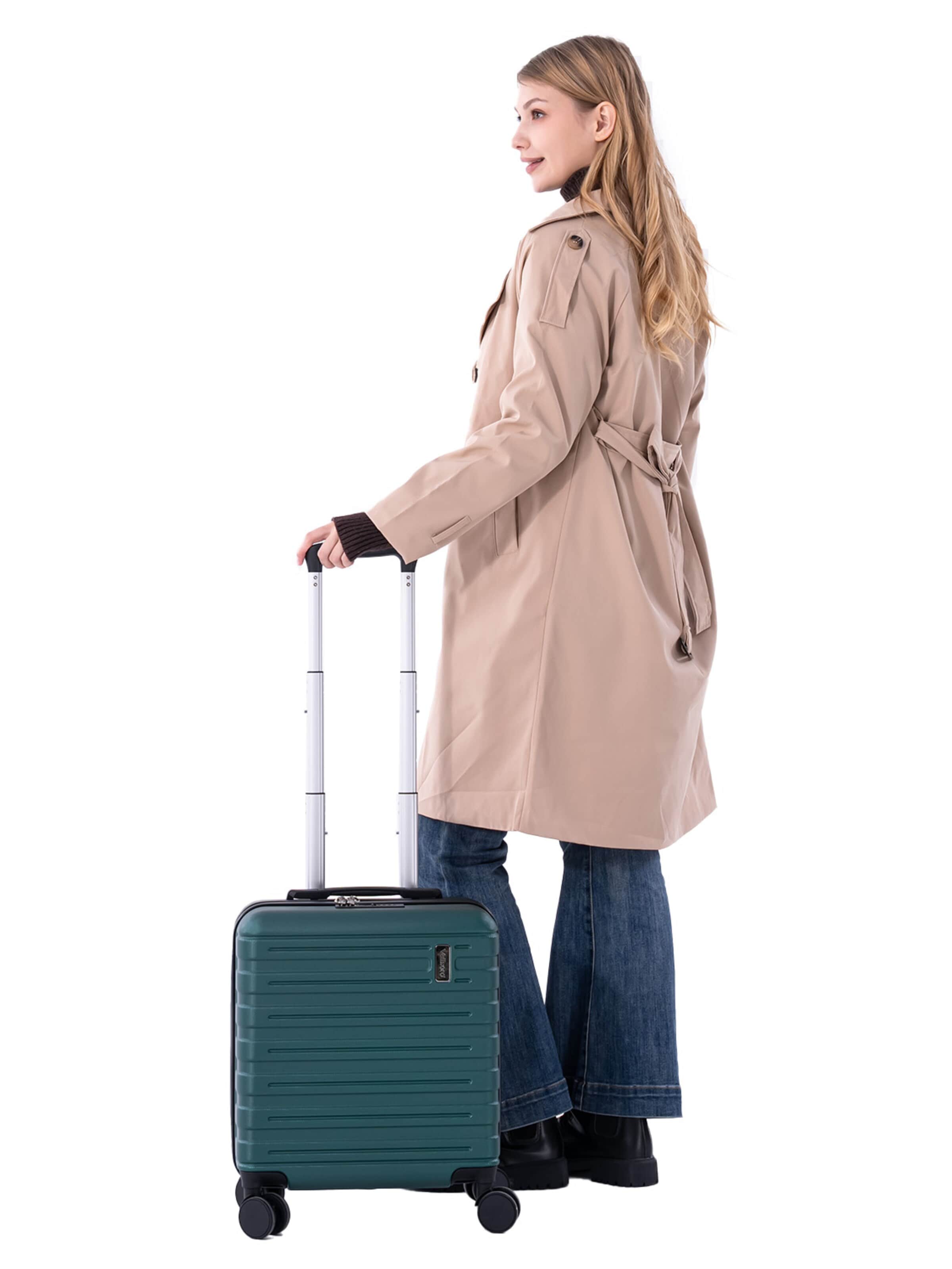 Vallsero Koffer 'VALLSERO LG6 Trolley'‌‌‌‌‌‌ in Grün: Vorderseite