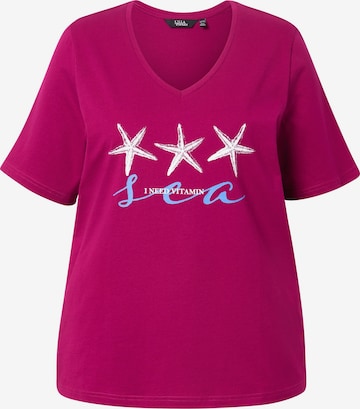 Ulla Popken Oversized shirt in Roze: voorkant