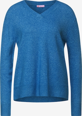 STREET ONE Sweater in Blue: front