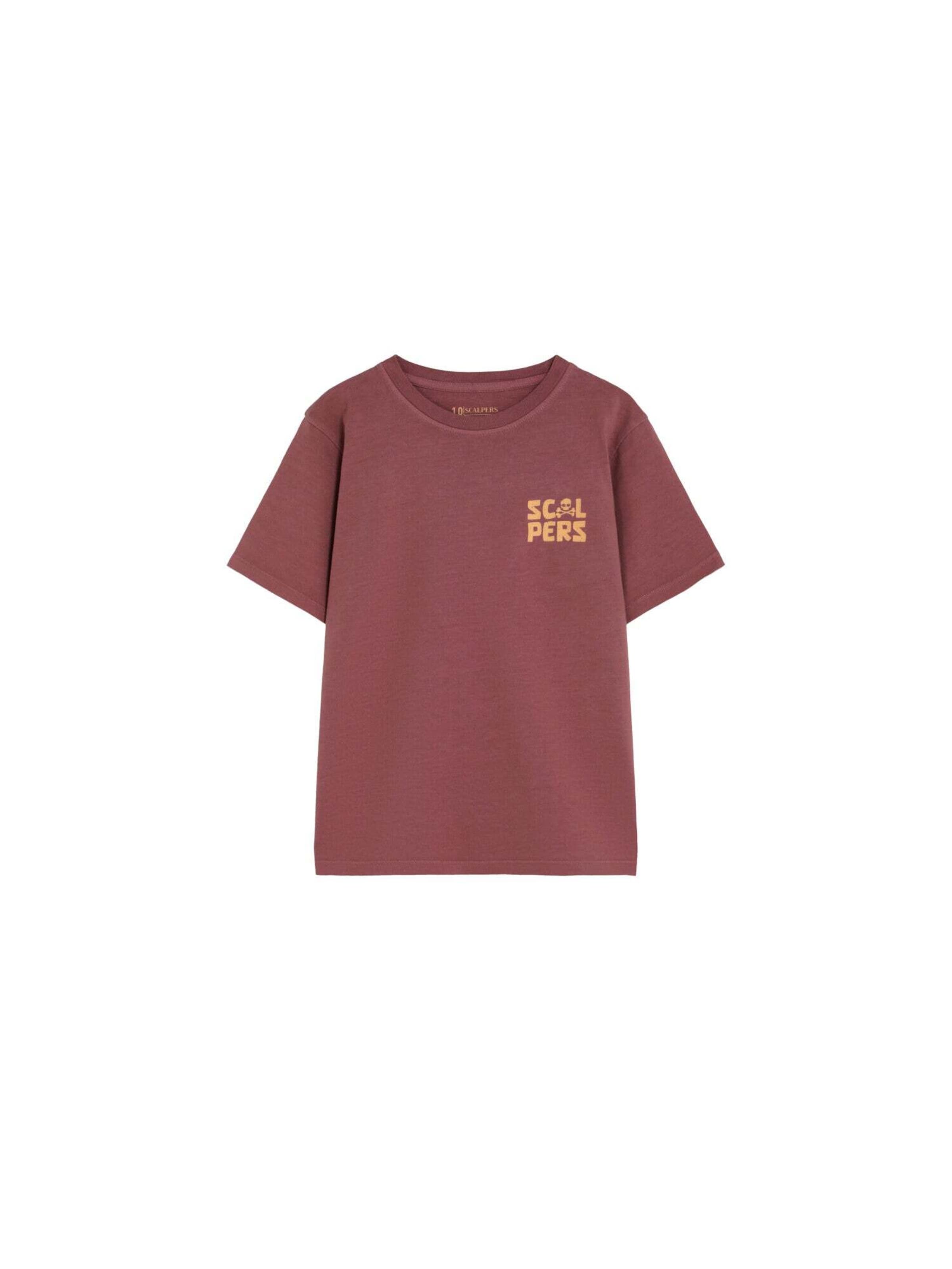 Scalpers Functioneel shirt ' ' in Rood: voorkant