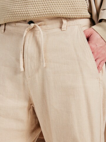 Loosefit Pantalon 'SLH220-BRODY SUN' SELECTED HOMME en beige