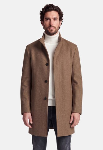 HECHTER PARIS Between-seasons coat in Brown: front