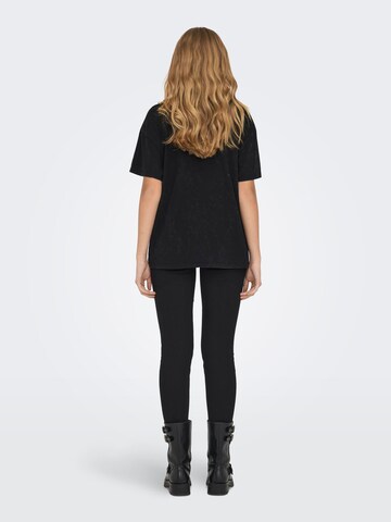 T-shirt 'LUCCA' ONLY en noir