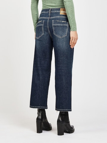 Effilé Jean '94CAROL CULOTTE' Gang en bleu