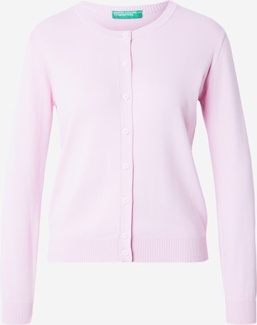 UNITED COLORS OF BENETTONKardigan - roza boja: prednji dio