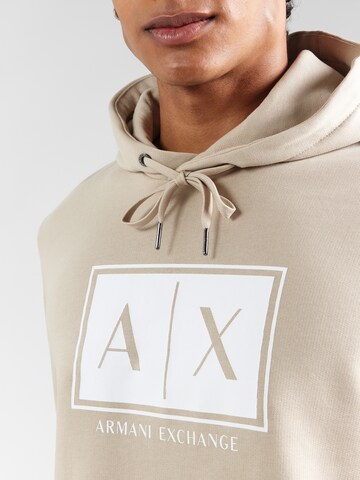 ARMANI EXCHANGE Суичър в бежово