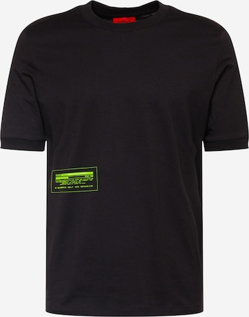 HUGO T-Shirt 'Daibo' in Schwarz: front