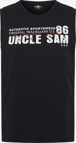 UNCLE SAM Top in Schwarz: predná strana