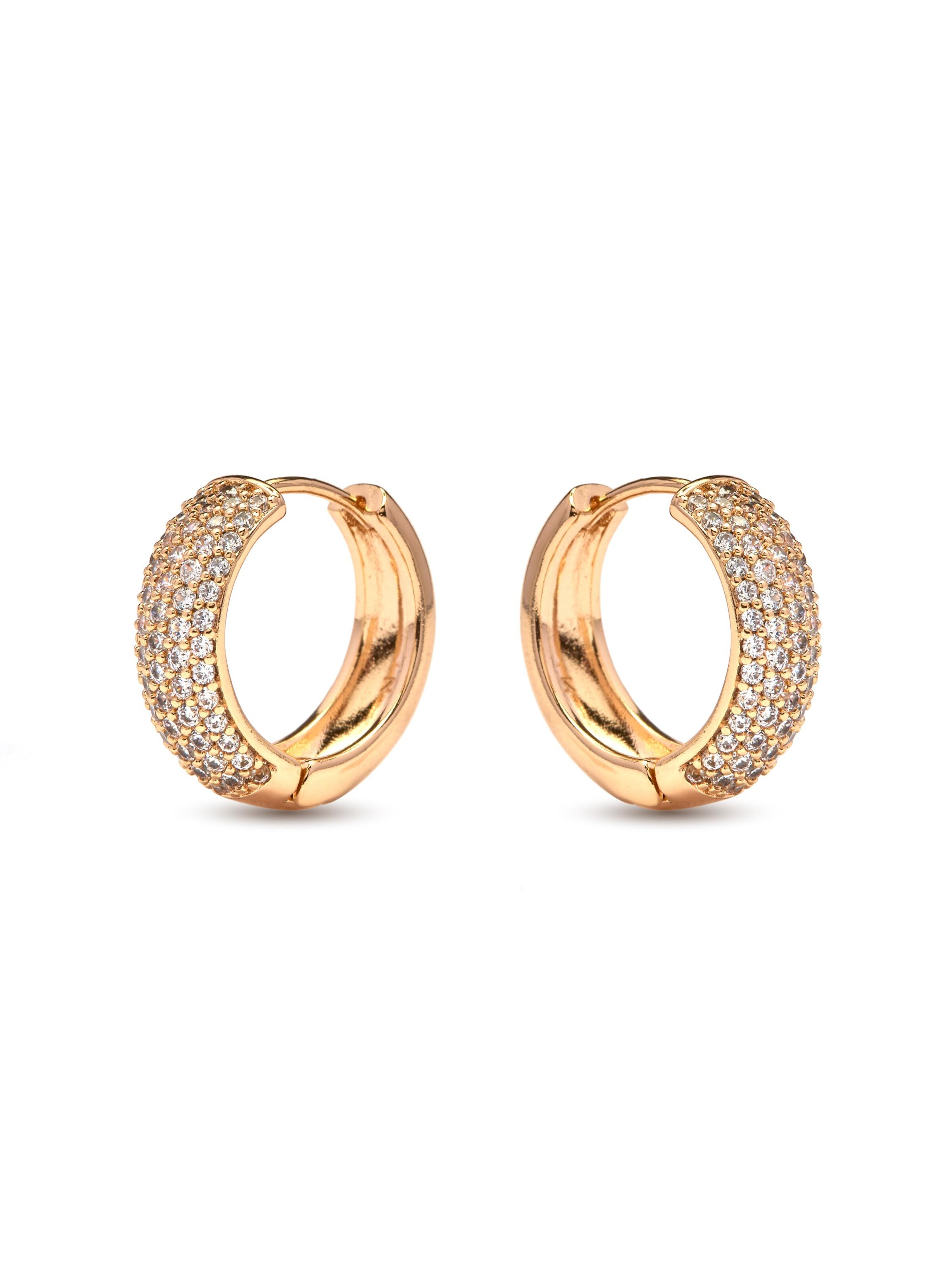 Luxenter Earrings 'Xaeli' in Gold