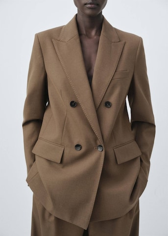 MANGO Blazer 'Iris' in Braun: Vorderseite