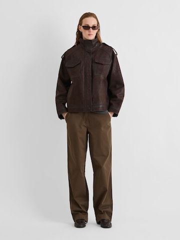 Veste mi-saison ROUGE EDIT en marron