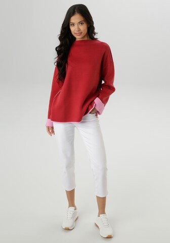 Aniston SELECTED Pullover in Rot