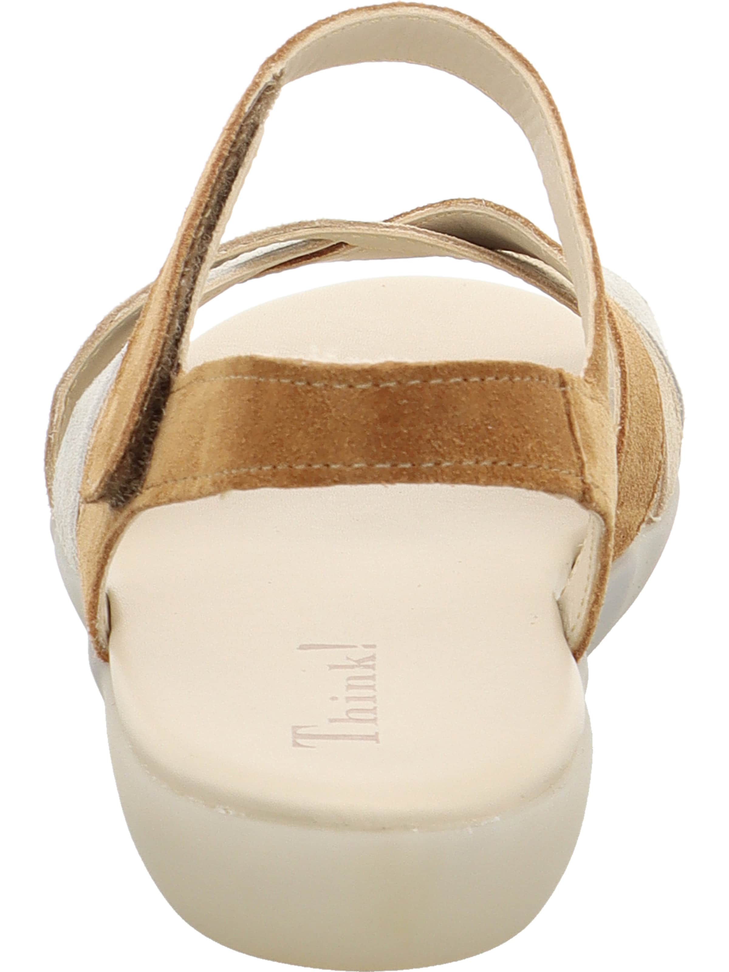 THINK! Sandals 'Nature sand' in Beige
