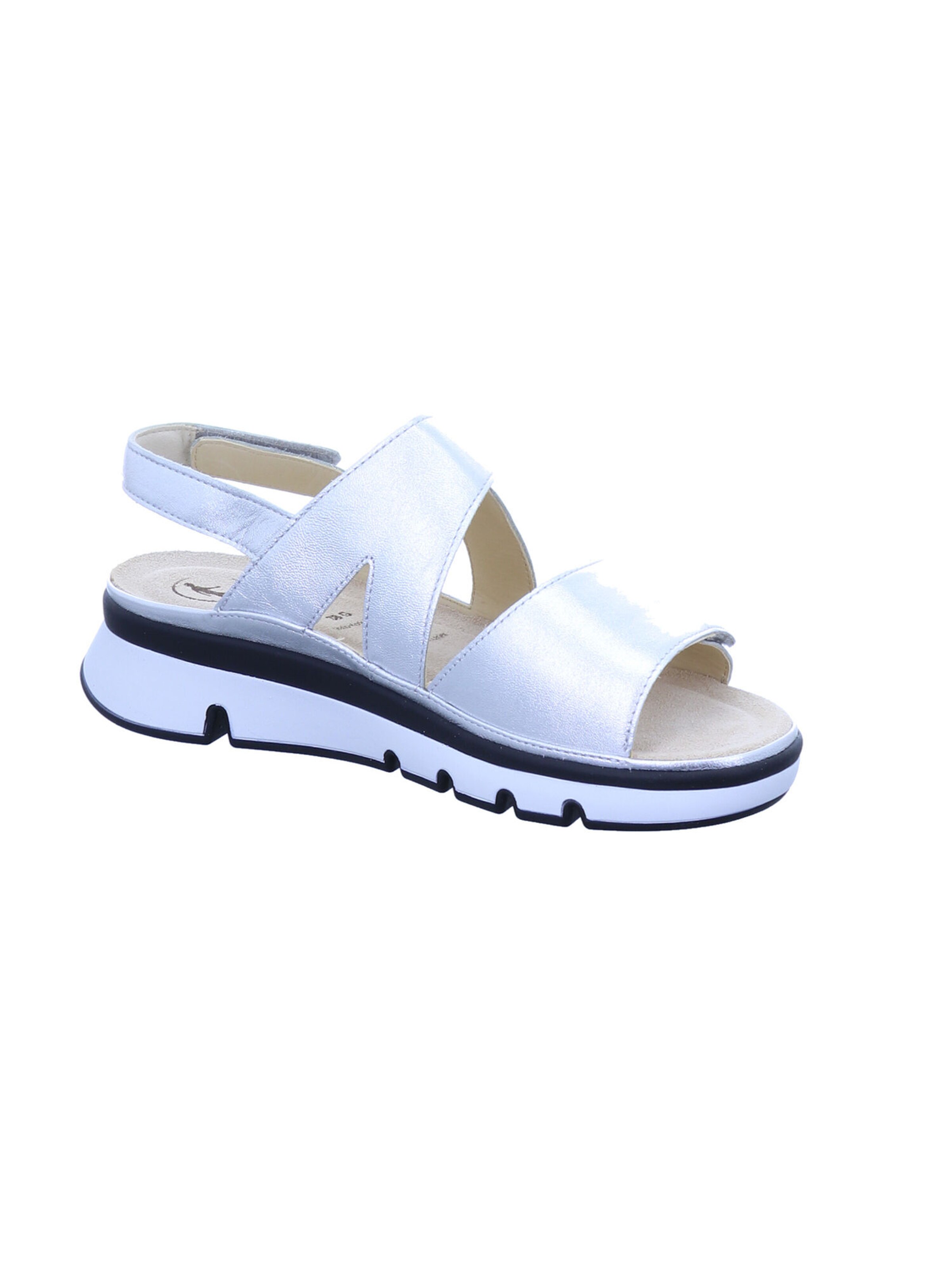 Ganter Sandals 'Gianna' in Silver