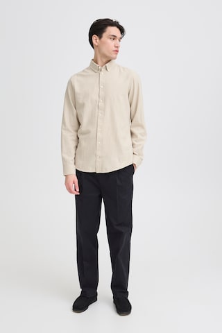 Casual Friday Regular fit Button Up Shirt ' CFAnton ' in Beige