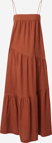 Abercrombie & Fitch Zomerjurk in Bruin: voorkant