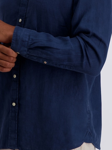 PIERRE CARDIN Regular Fit Hemd in Blau