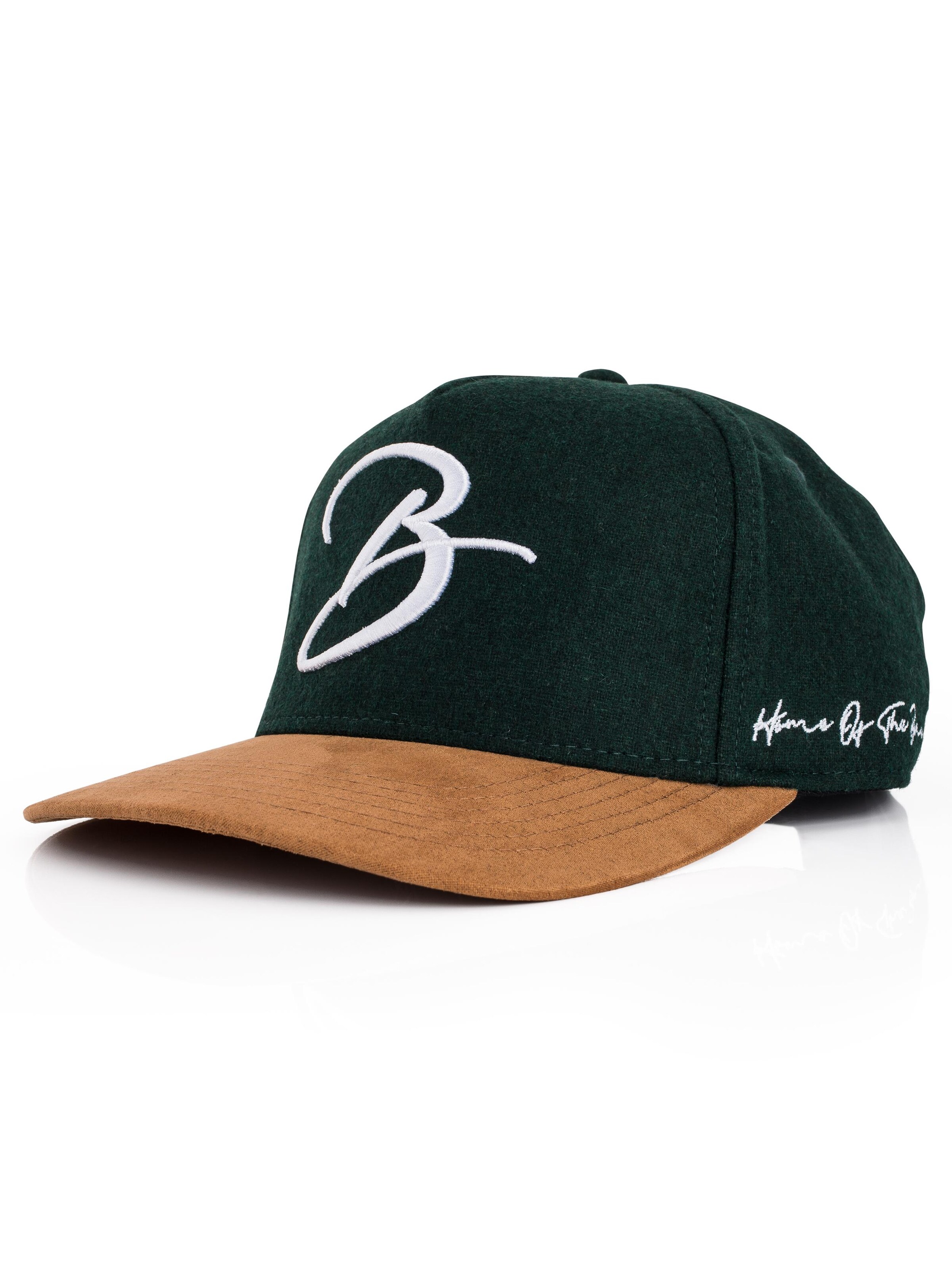 Blackskies Cap 'B Script' in Beige: Vorderseite