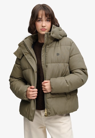 Superdry & Co Winterjas in Bruin: voorkant