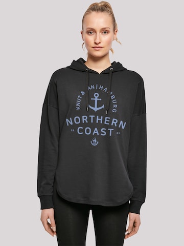 F4NT4STIC Sweatshirt in Black: front