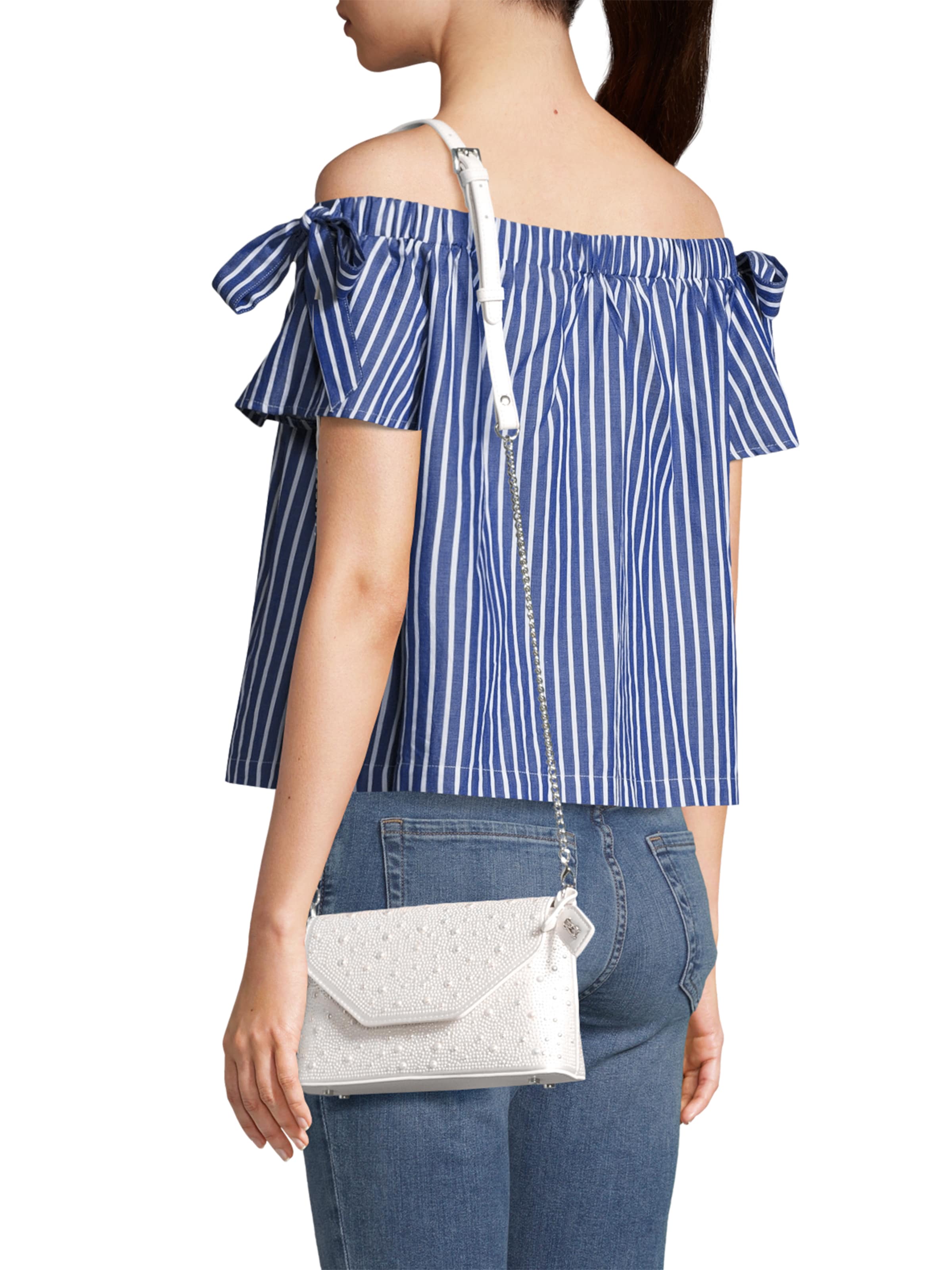 STEVE MADDEN Taška cez rameno 'Breem' - Biela