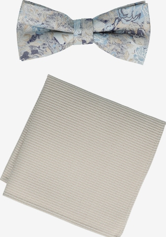 WILLEN Fliege 'Set Floral/ Uni' in Beige: Vorderseite