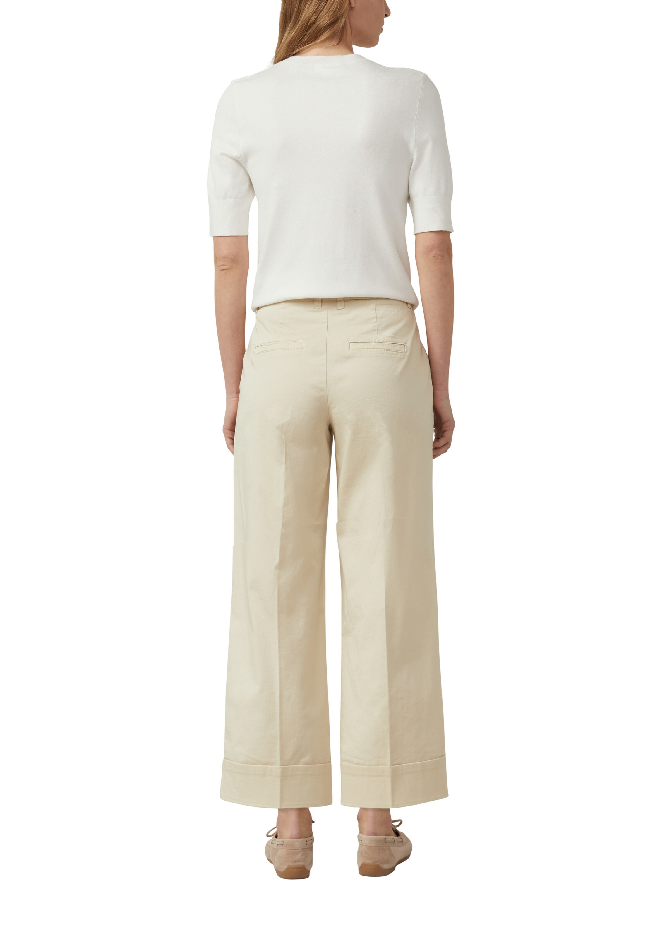 Wide Leg Pantalon s.Oliver en beige