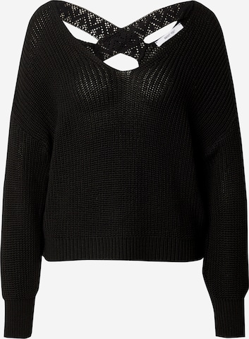 ABOUT YOU Sweater 'Sharon' in Black: front