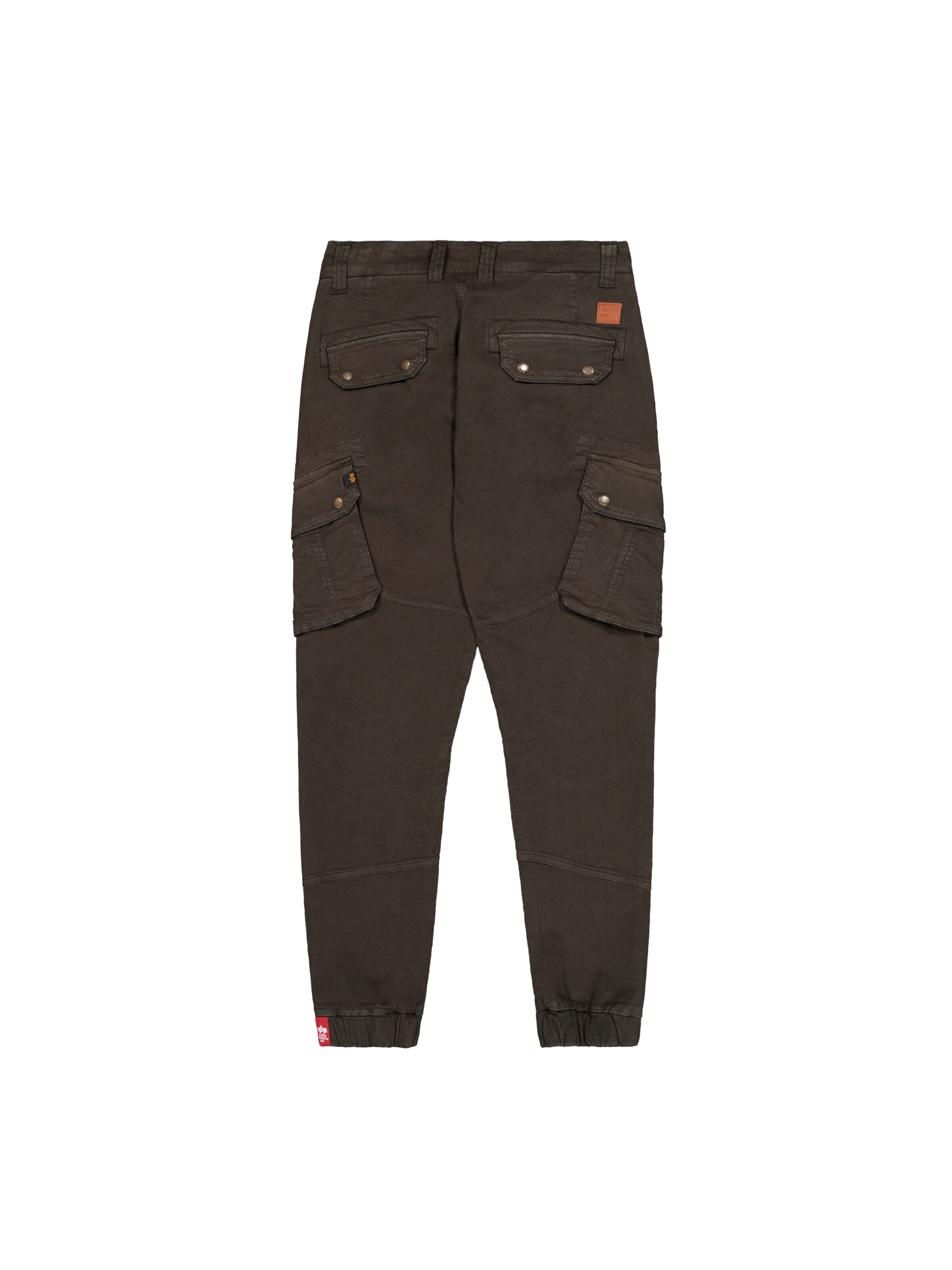 ALPHA INDUSTRIES Tapered Cargo nadrágok 'Combat' - barna