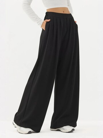 Wide leg Pantaloni di Hiccup in nero