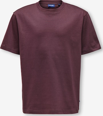 Only & Sons Junior T-Shirt 'OSJFRED' in Lila: Vorderseite