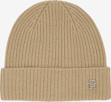 Bonnet TOMMY HILFIGER en beige : devant