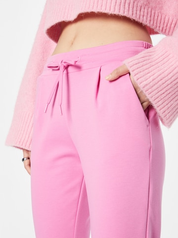 ICHI Tapered Pants 'KATE' in Pink