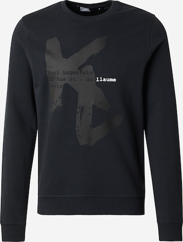 Felpa di Karl Lagerfeld in blu: frontale