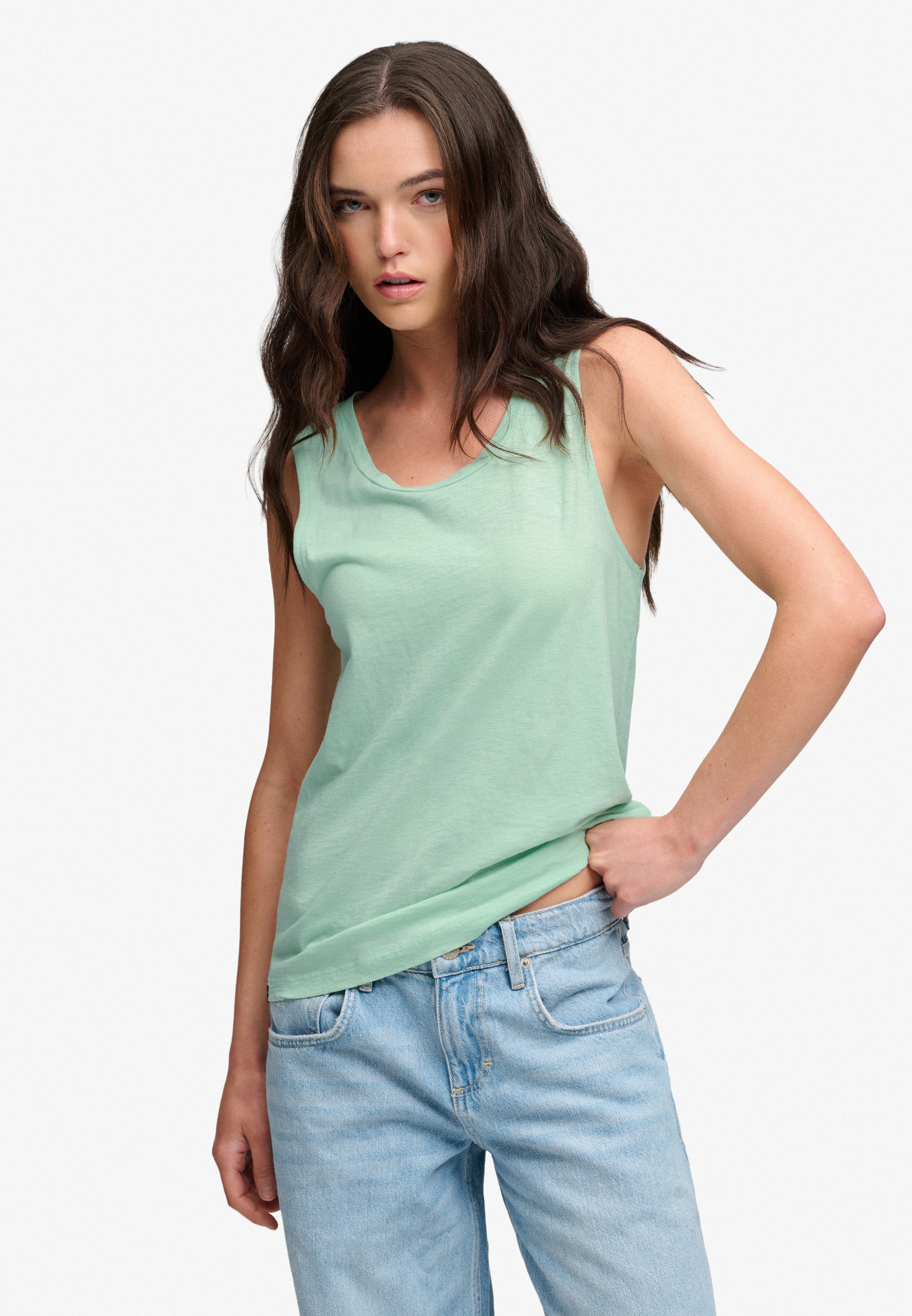 Superdry & Co Top in Grün: Vorderseite