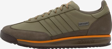 Baskets basses 'SL 72' ADIDAS ORIGINALS en vert : devant