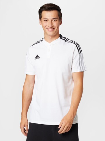 T-Shirt fonctionnel 'Tiro 21' ADIDAS SPORTSWEAR en blanc : devant